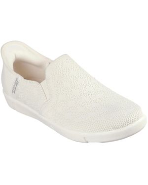 Skechers Breezest Slip On Trainers - White
