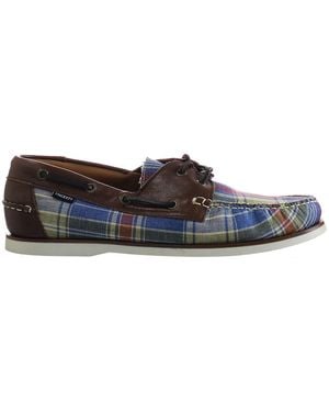 Hackett Madras Deck Multicoloured Shoes - Blue