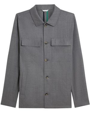 Ted Baker Selwynj Lightweight Wool Blend Jacket - Grey