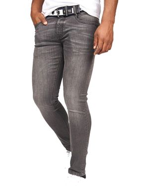 Crosshatch Barbeck Slim Fit Jeans - Grey