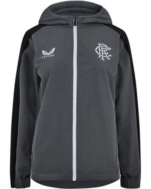 Castore Hooded Relaxed Fit Windbreaker Jacket - Black