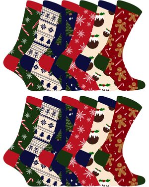 Sock Snob Christmas Socks - Red