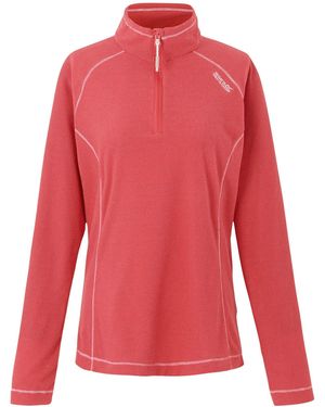 Regatta Half Zip Fleece Top - Red