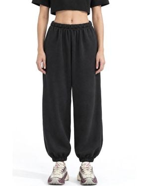 Busem Cotton-Blend Trousers - Black