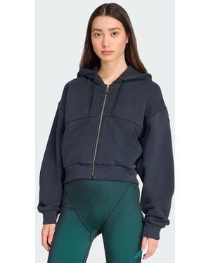 adidas Originals Eqt Cropped Hoodie - Blue