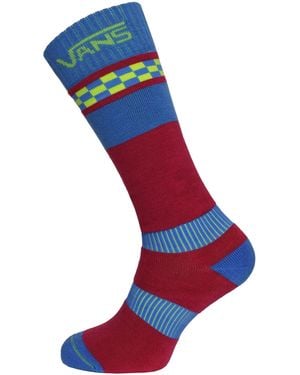 Vans Off The Wall Snow Mid Performance Socks Vqjp6Mz Cotton - Blue