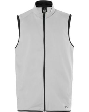 Oakley Zip Up Hydrofree Golf Range Vest Gilet 412540 22Y - Grey