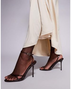 SIMMI London Vitani Barely There Heeled Sandals - Brown