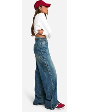 Boohoo The Carpenter Jean - Blue