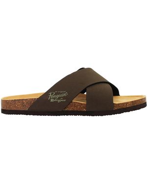 Original Penguin Pack Sliders - Brown