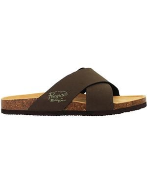 Original Penguin Pack Sliders - Brown