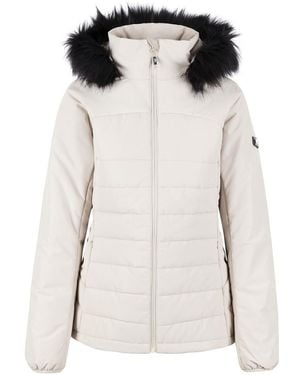 Trespass Translate Warm Padded Hooded Coat - White
