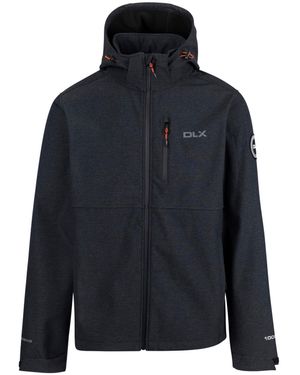 DLX Justin Marl Soft Shell Jacket Marl) - Blue