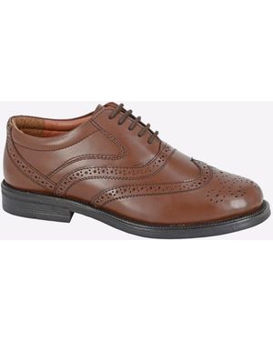 Scimitar Newbury Brogues - Brown