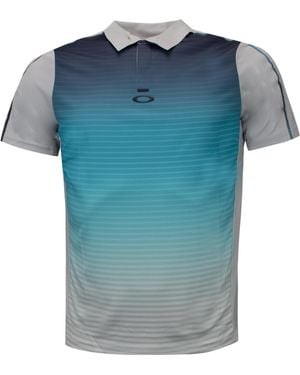 Oakley Bubba Watson Colourblock Golf Polo Shirt - Blue