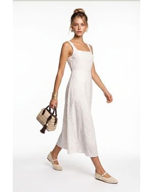 Happiness İstanbul Cotton-Blend Maxi Dress - Natural