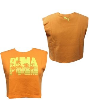 PUMA X Fenty Crop Top - Orange