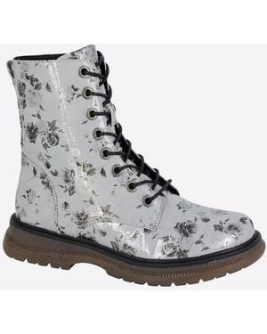 Cipriata Annetta Memory Foam Boots - Grey