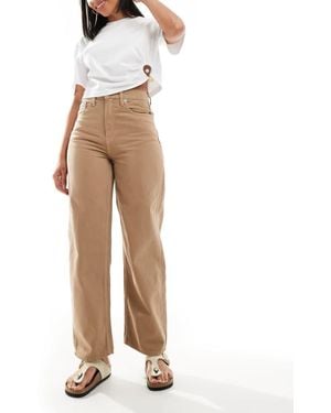 Calvin Klein Barrel Jeans - Natural