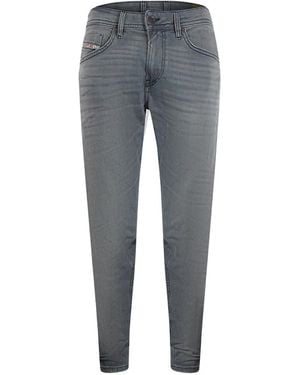 DIESEL Thommer-R Light Denim Trousers Cotton - Grey