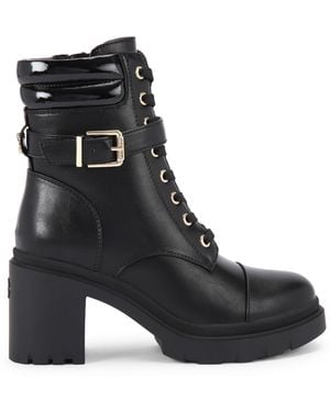 Carvela Kurt Geiger Boulder Heeled Lace Up Boots - Black