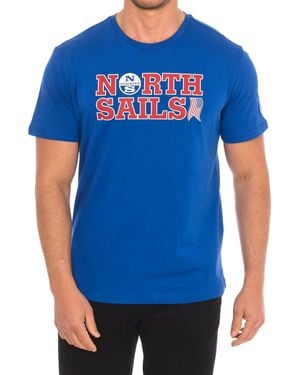 North Sails Short Sleeve T-Shirt 9024110 - Blue