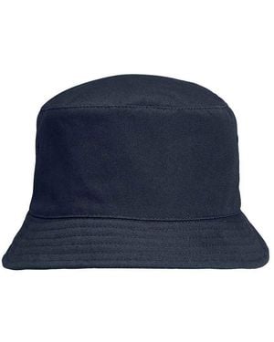 Sol's Adult Twill Bucket Hat (French) Cotton - Blue