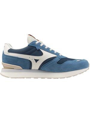 Mizuno Suede Trainers - Blue