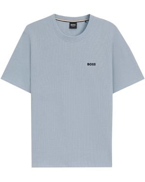 BOSS Knit Pyjama T Shirt - Blue