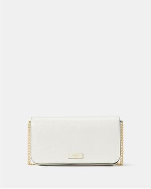Kate Spade Bridget Crinkle Patent Mini Crossbody - White