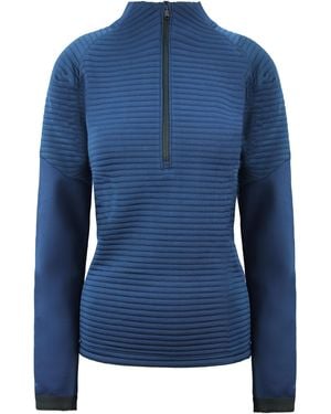 Under Armour Storm Golf Daytona Fitted Half Zipup Trui Voor 1317387 408 - Blauw