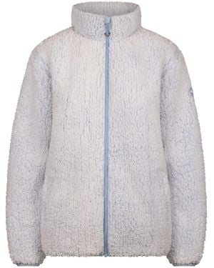 Trespass Ladies Feathery Fleece Jacket Haze) - Grey