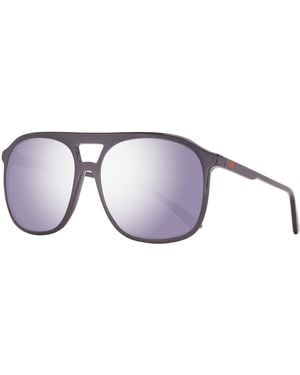 Helly Hansen Accessoires ,Zwart ,Zwarte Plastic Zonnebril Speed Head - Blauw