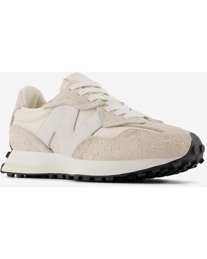 New Balance 327 Off Trainers Material_Suede - White