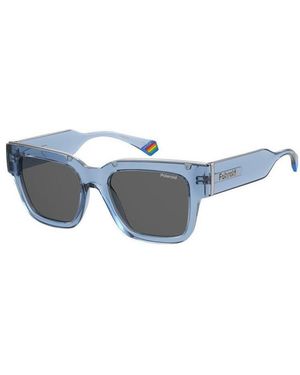 Polaroid Pld-6197-S-Mc-Mvu Pld 6197 S Mc 55 Mvu Sunglasses - Blue