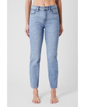French Connection Cotton Stretch Cigarette Style Ankle Grazer Denim Jean - Blue