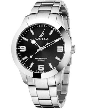 Nautica Stainless Steel Dress Watch - Grey