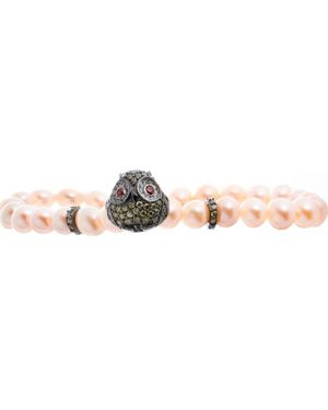 Lancaster Jla-Br-Owl-3-Pe Ladies Bracelet - Black