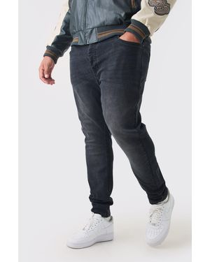 BoohooMAN Plus Skinny Stretch Jeans - Blue