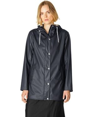 Ilse Jacobsen Rain Coat Dark - Blue
