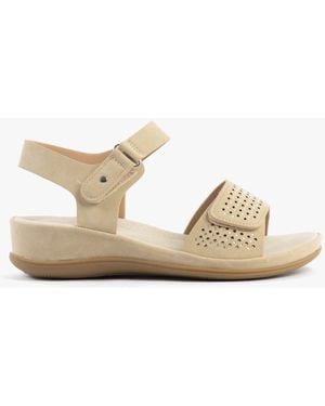Dr Keller Luna Sandals Textile - White