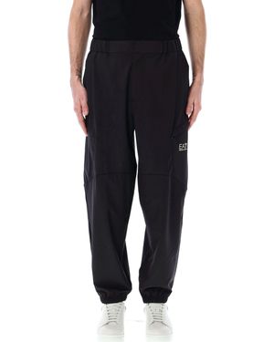 EA7 Dynamic Athlete Cargo Trousers - Black