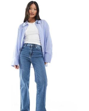 Dr. Denim Petite Moxy Straight Leg Jeans - Blue