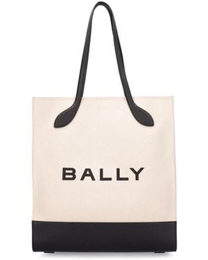 Bally Bar Keep On Logo Draagtas - Naturel