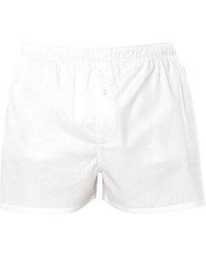 Asquith & Fox Classic Elasticated Boxers/Underwear - White