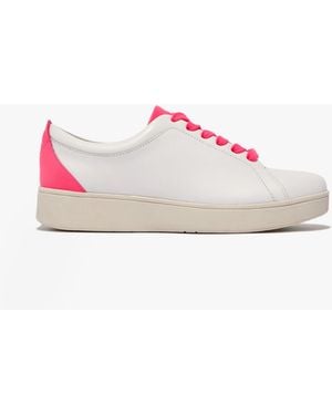 Fitflop Rally Neon-Pop Ladies Trainers Urban/Pop - Pink