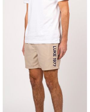 Luke 1977 Side On Swim Shorts - White