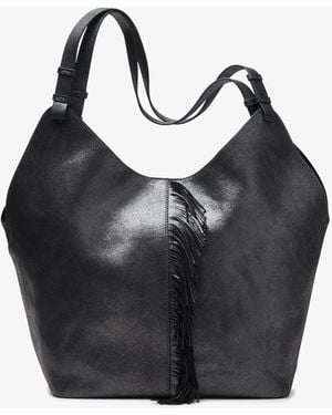 Clarks Casual Tote 2 Pewter Metallic Bags - Black