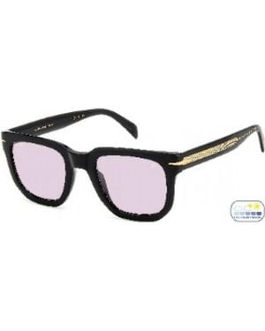 David Beckham Db 7118 52 S 807 Sunglasses - Black