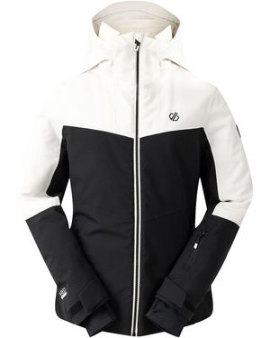 Dare 2b Ladies Iced Waterproof Ski Jacket (Egret/ - Black
